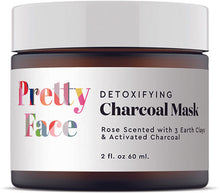 Load image into Gallery viewer, Detoxifying Charcoal Mask with 3 Earth Clays &amp; Activated Charcoal 2 fl. oz.